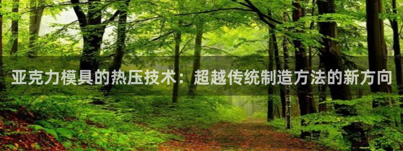 emc易倍网站是多少：亚克力模具的热压技术：超越传统制造