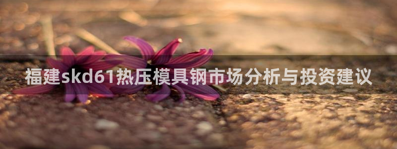 emc易倍官网app下载：福建skd61热压模具钢市场分